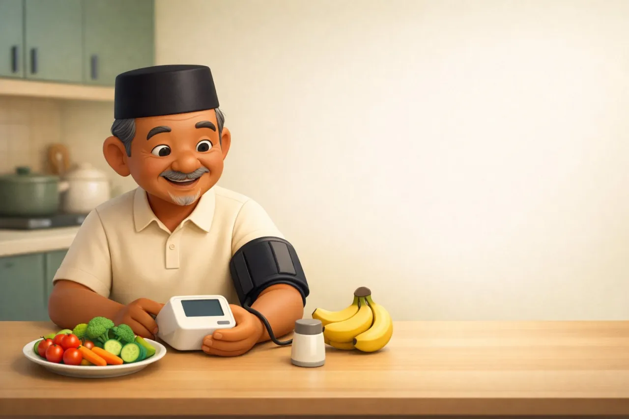 Ilustrasi 3D: Tekanan darah tinggi (hipertensi)
