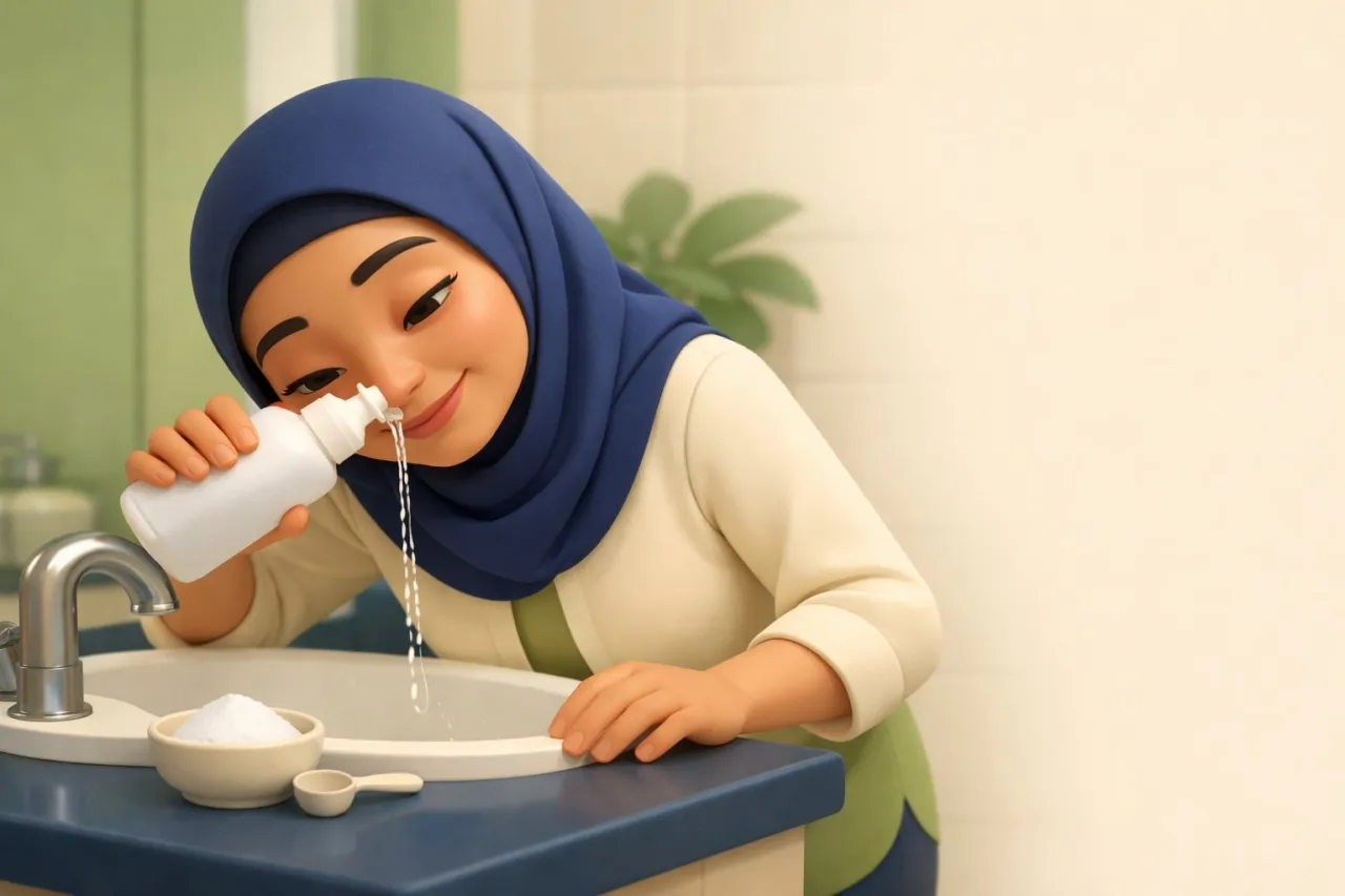 Ilustrasi 3D: Sinusitis & hidung tersumbat